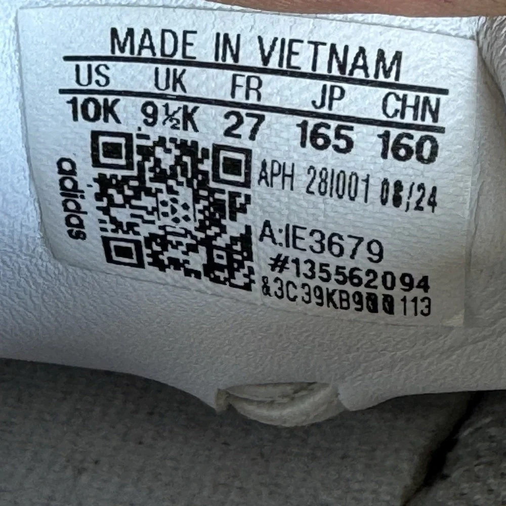 adidas product size